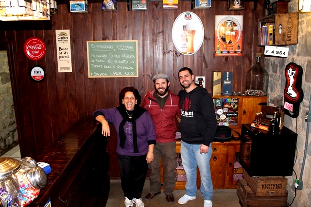 Clarisse, Edson (Viajante Cervejeiro) e Felipe