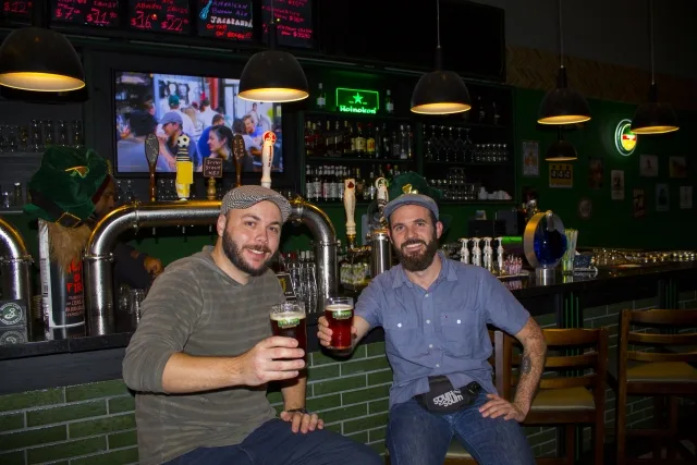 Nuno (Liffey) e Edson (Viajante Cervejeiro)