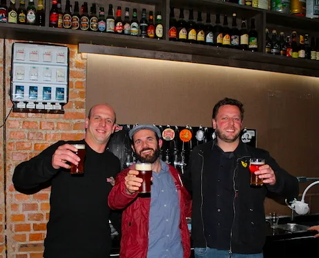 O Viajante Cervejeiro entre os irmãos Gustavo e Pado