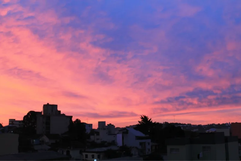 Entardecer em Caxias do Sul (RS)